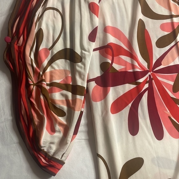 BCBGMAXAZRIA Floral Cherry  Blossom Dress, Size XS - Picture 3 of 7